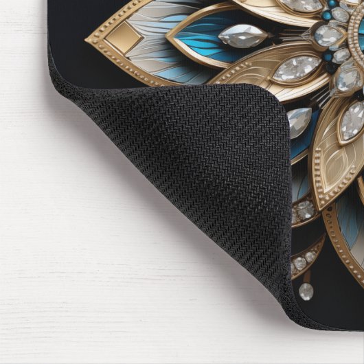 Elegant Mandala Design Mousepad (Ecke)