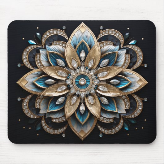 Elegant Mandala Design Mousepad (Vorne)