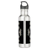 elegant Mandala Edelstahlflasche (Rückseite)