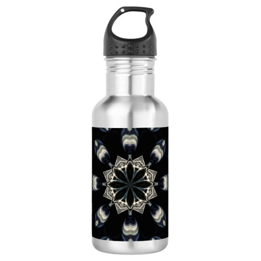 elegant Mandala Edelstahlflasche (Vorderseite)