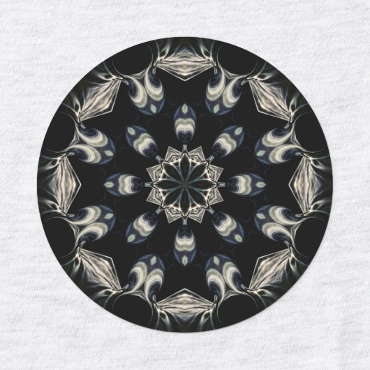 elegant Mandala Etiketten (Design 1)