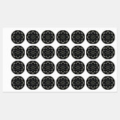 elegant Mandala Etiketten (Blatt)