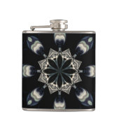 elegant Mandala Flachmann (Vorderseite)