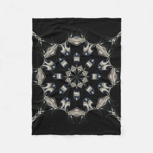 elegant Mandala Fleecedecke (Vorderseite)