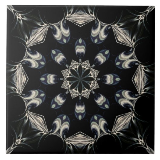 elegant Mandala Fliese (Vorderseite)