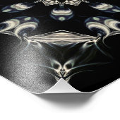 elegant Mandala Fotodruck (Ecke)