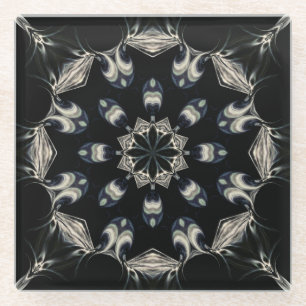 elegant Mandala Glasuntersetzer