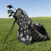 elegant Mandala Golfhandtuch (Gras)