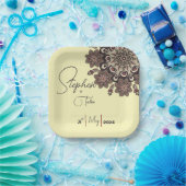 Elegant Mandala-Inspiriert Hochzeit Pappteller (Party)