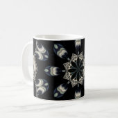 elegant Mandala Kaffeetasse (Vorderseite Links)