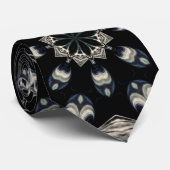 elegant Mandala Krawatte (Gerollt)