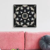 elegant Mandala Leinwanddruck (Insitu (Wohnzimmer))