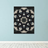 elegant Mandala Leinwanddruck (Insitu (Holzboden))