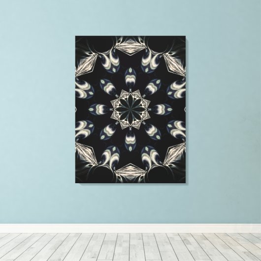 elegant Mandala Leinwanddruck (Insitu (Holzboden))