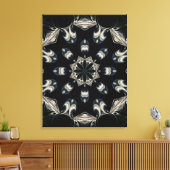 elegant Mandala Leinwanddruck (Insitu (Wohnzimmer))