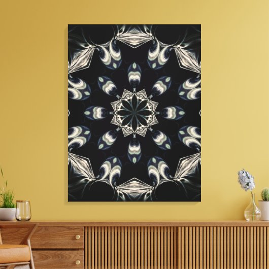 elegant Mandala Leinwanddruck (Insitu (Wohnzimmer))
