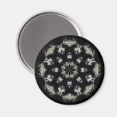 elegant Mandala Magnet (Vorderseite/Rückseite)