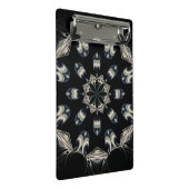 elegant Mandala Mini Klemmbrett (Schrägansicht)