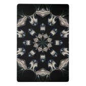 elegant Mandala Mini Klemmbrett (Rückseite)