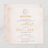 Elegant Mandala mit Lord Ganesh Indian Wedding (Vorne/Hinten)