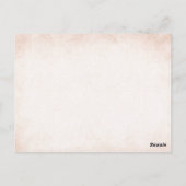 Elegant Mandala mit Lord Ganesh Indian Wedding Postkarte (Rückseite)