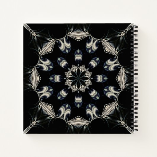 elegant Mandala Notizblock (Rückseite)