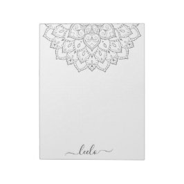 Elegant Mandala Personal Stationery Pad Notizblock