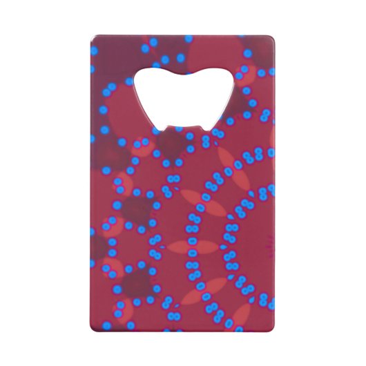 Elegant - MANDALA - PINK - RED Geldbeutel Flaschenöffner (Vorderseite)