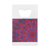 Elegant - MANDALA - PINK - RED Geldbeutel Flaschenöffner (Rückseite)