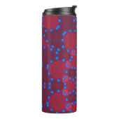 Elegant - MANDALA - PINK - RED Thermosbecher (Nach links gedreht)