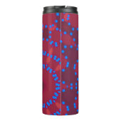 Elegant - MANDALA - PINK - RED Thermosbecher (Rückseite)