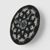 elegant Mandala Runde Wanduhr (Winkel)