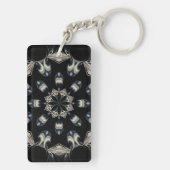 elegant Mandala Schlüsselanhänger (Rückseite)