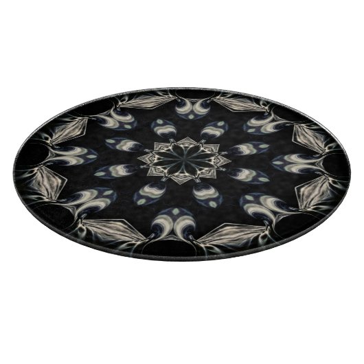 elegant Mandala Schneidebrett (Ecke)
