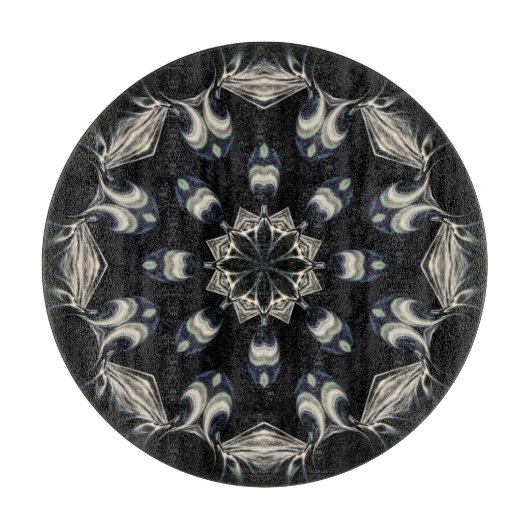 elegant Mandala Schneidebrett (Vorderseite)