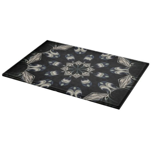 elegant Mandala Schneidebrett (Ecke)