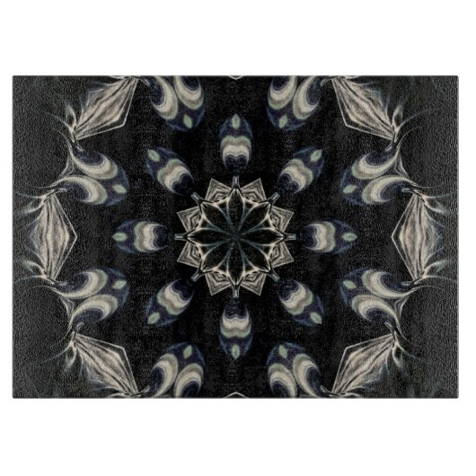 elegant Mandala Schneidebrett (Vorderseite)