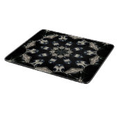 elegant Mandala Schneidebrett (Ecke)
