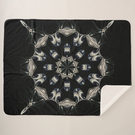 elegant Mandala Sherpadecke (Vorderseite (Horizontal))