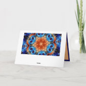 Elegant Mandala Spirituelle Metaphysische Medizin Karte (Rückseite)