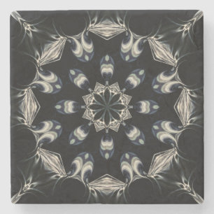 elegant Mandala Steinuntersetzer