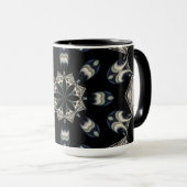 elegant Mandala Tasse (VorderseiteRechts)