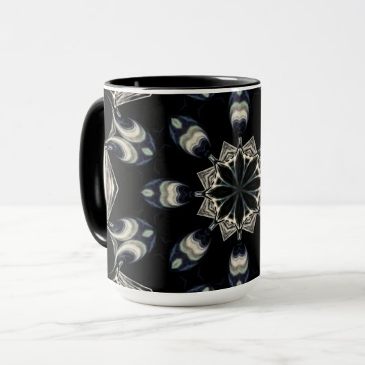 elegant Mandala Tasse (Vorderseite Links)