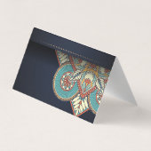 elegant Mandala Visitenkarten (Rückseite)