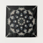 elegant Mandala Wandteppich (Vorderseite (Horizontal))