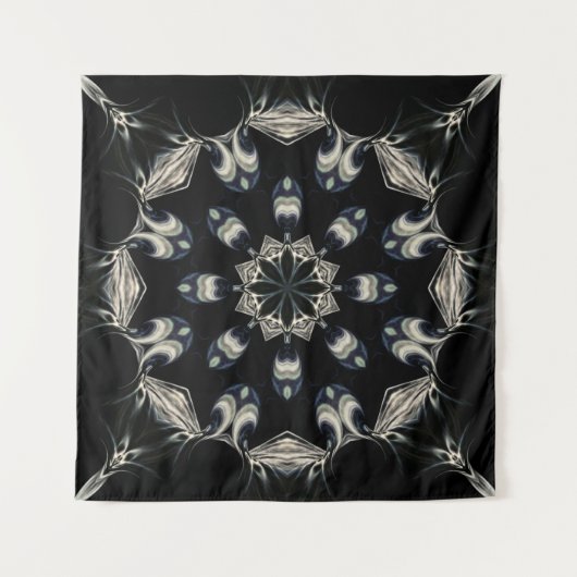 elegant Mandala Wandteppich (Vorderseite (Horizontal))