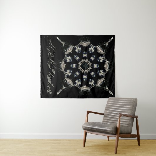 elegant Mandala Wandteppich (Beispiel (Horizontal))