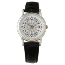 Elegant Mandala Watch | Boho Spirituelle Zeit