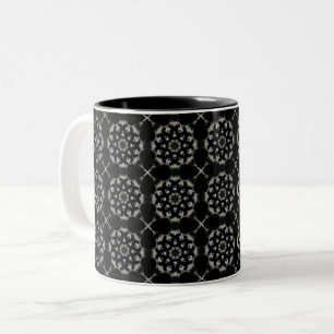 elegant Mandala Zweifarbige Tasse