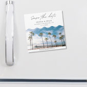 Elegant Manhattan Beach Save the Date Magnet